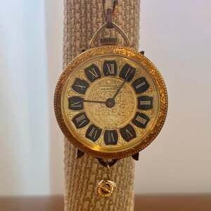 Vintage Lucerne Pendant Watch With Reversible White Ornament